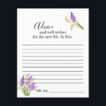 Lavanda de color de agua y tarjeta de consejo de f<br><div class="desc">Lavanda de acuarela suave y florales verdes. Personalice nuestra magnífica papelería con sus detalles del evento fácil y rápidamente,  simplemente pulse el botón personalizar it. Se incluye el reverso de coordenadas. Los elementos coincidentes para completar la colección de eventos están disponibles en nuestra tienda Zazzle!</div>