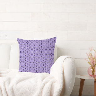 Lavanda decorativa moderna y almohada negra