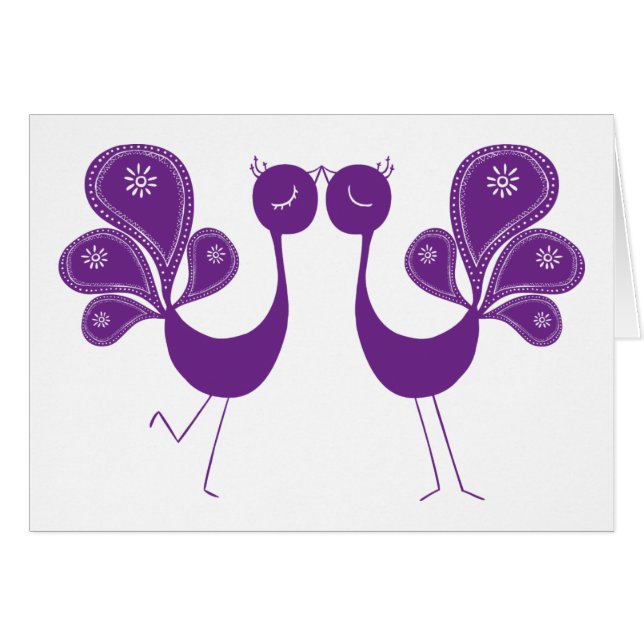 Lavanda del amor del pavo real (Anverso (Horizontal))