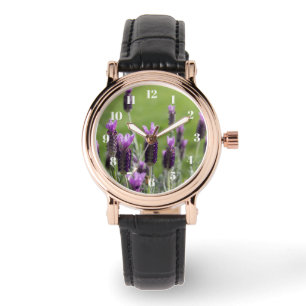 Lavanda francesa flora reloj femenino