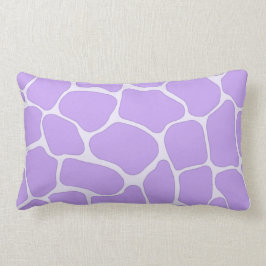 Lavanda Giraffe Imprimir almohadas MoJo Americanas