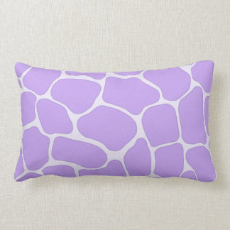 Lavanda Giraffe Imprimir almohadas MoJo Americanas