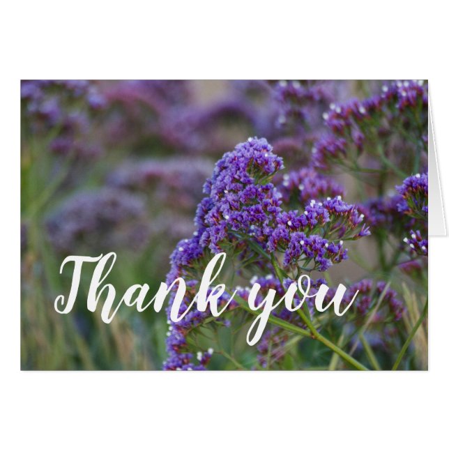 Lavanda junto al océano, gracias (Anverso (Horizontal))