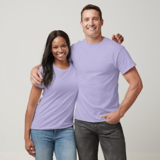 Lavanda Ligera Menta Camiseta Oscura Básica