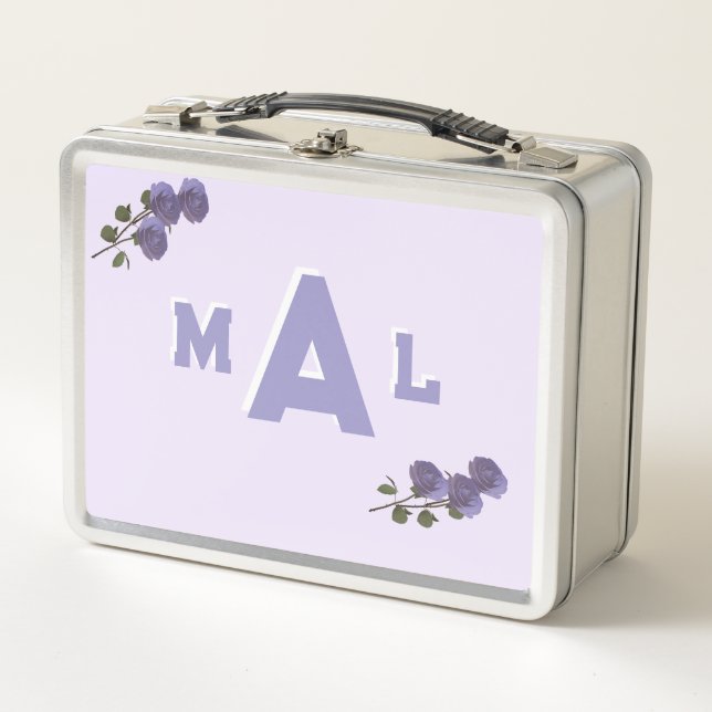 Lavanda monogramada de personalizable (Anverso)