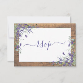 Lavanda Rústica Eucalyptus Script Wood RSVP
