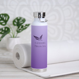 Lavanda Serenity Spa Personalizado Botella de Agua