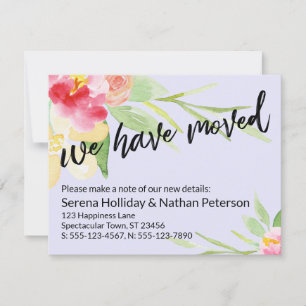 Lavanda Tenemos Tarjeta De Flores Acuáticas Trasla