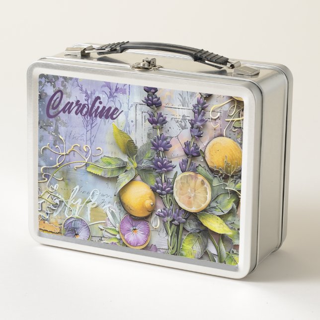 Lavanda y limones  (Anverso)