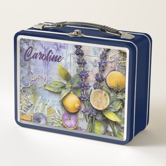 Lavanda y limones  (Anverso)