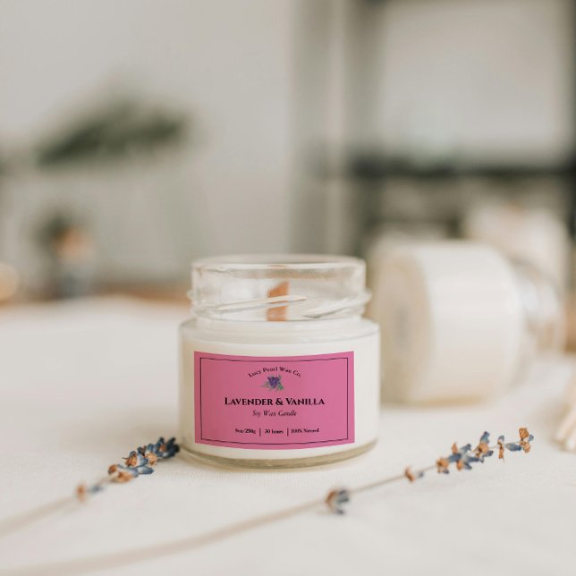 Lavanda Y Pegatina De Etiqueta De Vainilla (Subido por el creador)