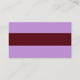 Lavanda y tarjeta de visita marrón AJUSTABLE