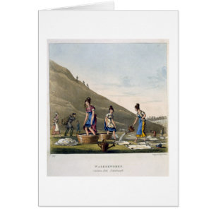 Lavanderas, colina de Calton, Edimburgo, de