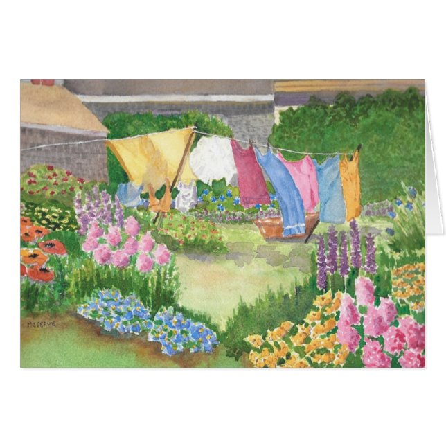 Lavandería Kathy en la isla de Monhegan (Anverso (Horizontal))