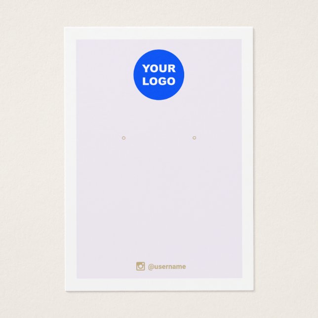 Lavender Añadir logotipo Earl Display Medios Socia (Frente)