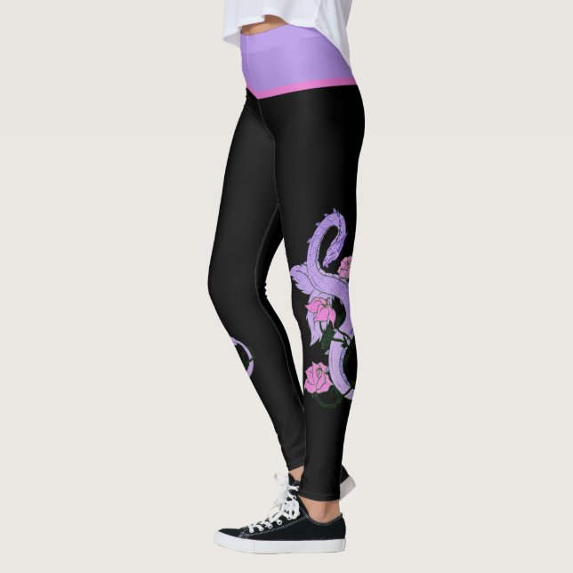 Lavender Dragon Leggings (Izquierda)