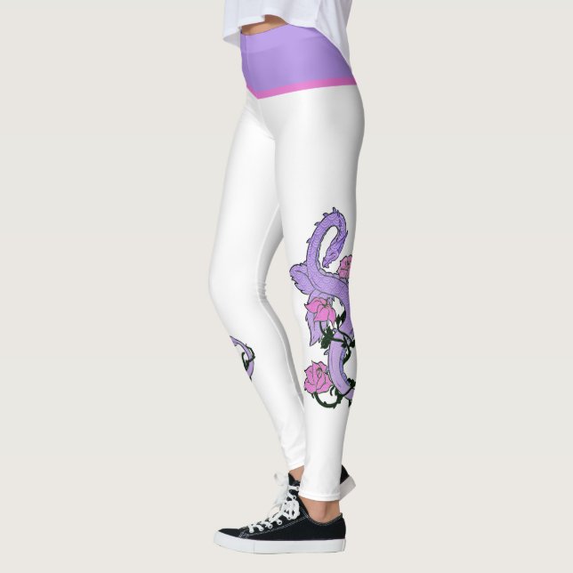 Lavender Dragon Leggings (Izquierda)