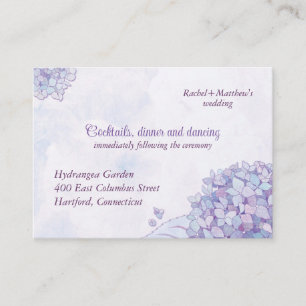 Lavender Hydrangeas Boda Recepción