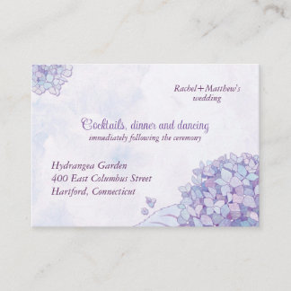 Lavender Hydrangeas Boda Recepción