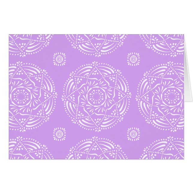 Lavender Mandala (Anverso (Horizontal))