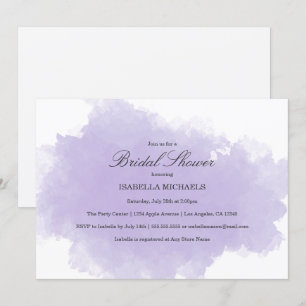 Lavender Mist Invitación a la ducha de novia