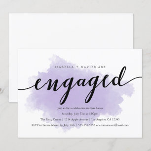 Lavender Mist Invitación de la Parte Contratante