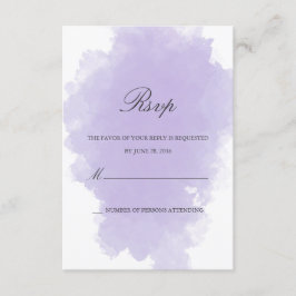 Lavender Mist | Tarjeta de respuesta