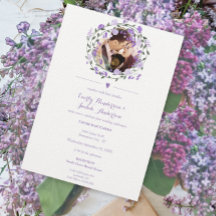 Lavender Purple Peony Floral Wreath Boda