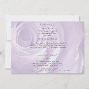 lavender rosa detalles de boda elegantes y simples