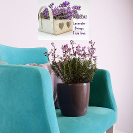 Lavender trae el amor verdadero Poster arte en la