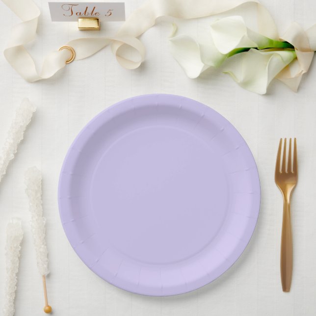 Lavender Twist, Platos de Papel para Bodas (Boda)