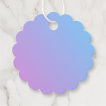 Lavender y etiqueta azul con cadena