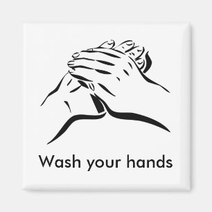 Lávese el imán de las manos