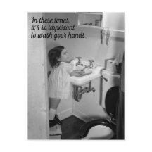 Lávese la postal de las manos