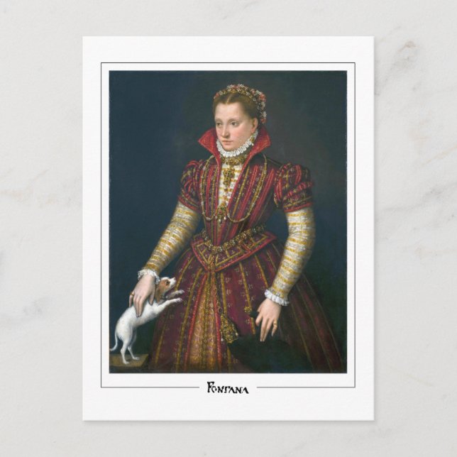Lavinia Fontana #23 - Postal Bella Artes (Anverso)