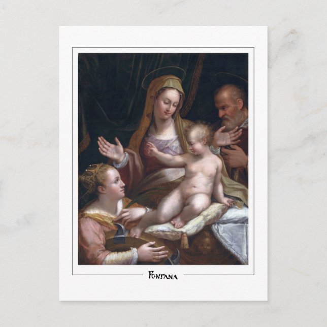 Lavinia Fontana #24 - Postales Bellas Artes (Anverso)