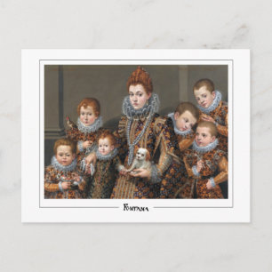 Lavinia Fontana #6 - Tarjeta postal de arte fino