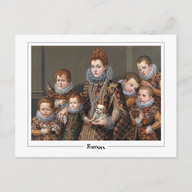 Lavinia Fontana #6 - Tarjeta postal de arte fino (Anverso)