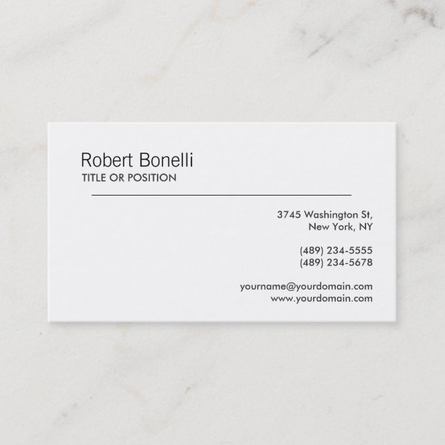 Law Automotive Bakery Music DJ Etc. Tarjeta de pre (Anverso)