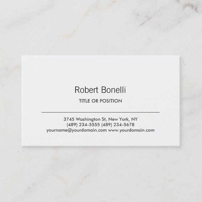 Law Automotive Bakery Music DJ Etc. Tarjeta de pre (Anverso)