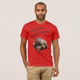 Law & Testimony-01 Camiseta relajada para hombres