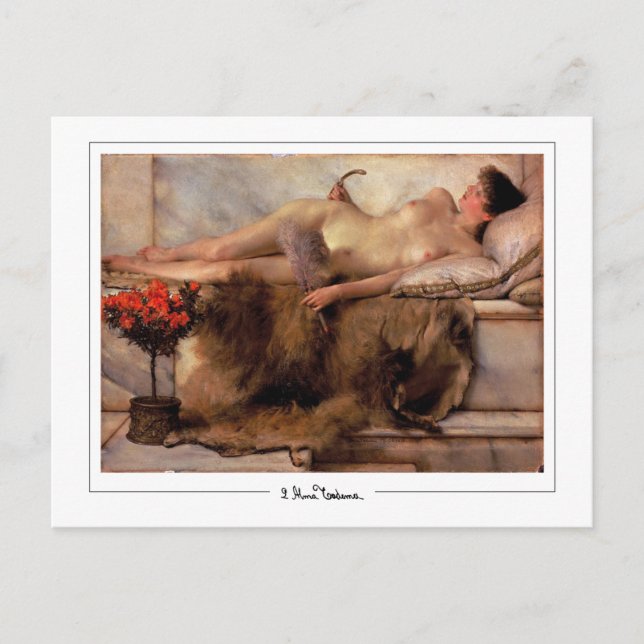 Lawrence Alma-Tadema #189 - Postales Bellas Artes (Anverso)