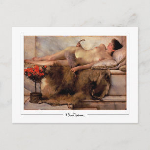 Lawrence Alma-Tadema #189 - Tarjeta postal de arte