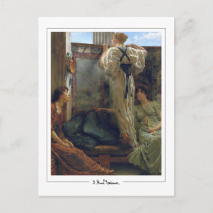 Lawrence Alma-Tadema #1 - Tarjeta postal de arte f