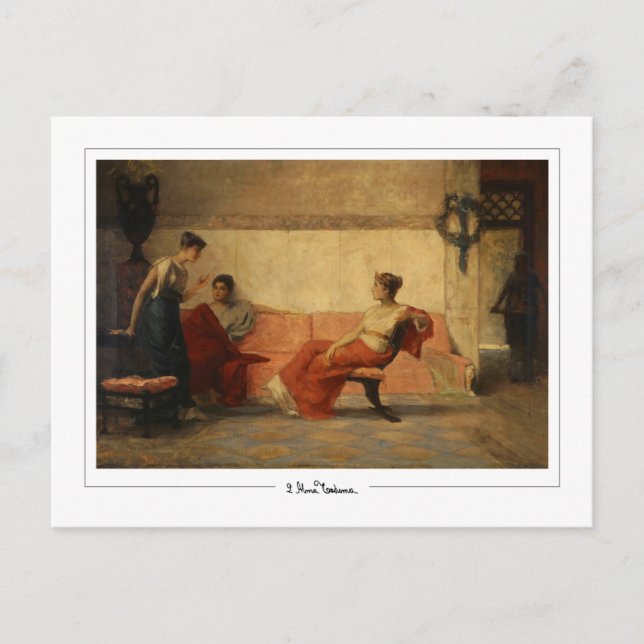 Lawrence Alma-Tadema #298 - Postales Bellas Artes (Anverso)