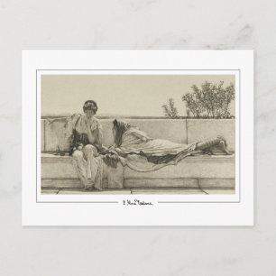 Lawrence Alma-Tadema #318 - Tarjeta postal de arte
