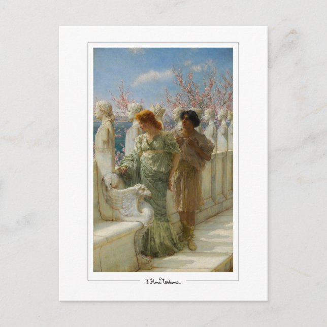 Lawrence Alma-Tadema #34 - Postales Bellas Artes (Anverso)