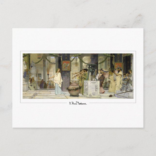 Lawrence Alma-Tadema #3 - Postales Bellas Artes (Anverso)