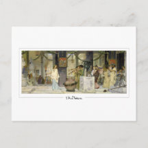 Lawrence Alma-Tadema #3 - Tarjeta postal de arte f