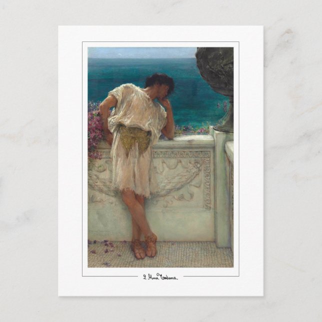 Lawrence Alma-Tadema #50 - Postales Bellas Artes (Anverso)